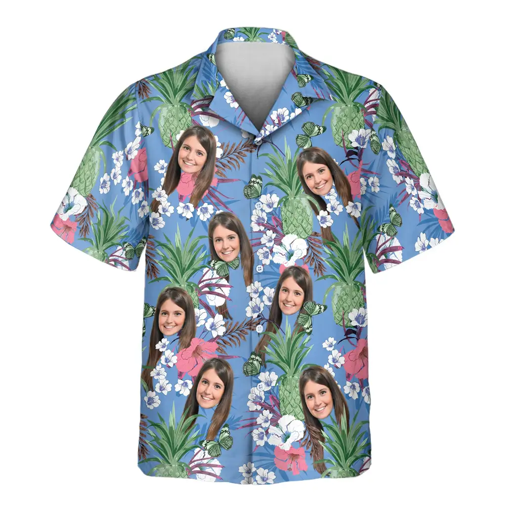 1 Aloha Bloom Aloha Custom Hawaiian Shirts With Faces Or Logos 1 Aloha Bloom Aloha Custom Hawaiian Shirts With Faces Or Logos
