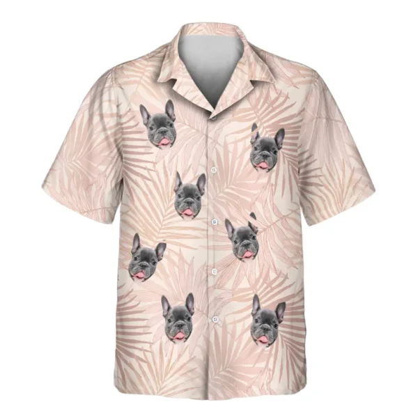 1 Blush Tropics Aloha Custom Hawaiian Shirts With Faces Or Logos