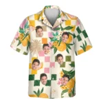 1 Citrus Splash Aloha Custom Hawaiian Shirts With Faces Or Logos