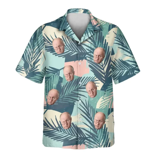 1 Tropical Color Pop Aloha Custom Hawaiian Shirts With Faces Or Logos
