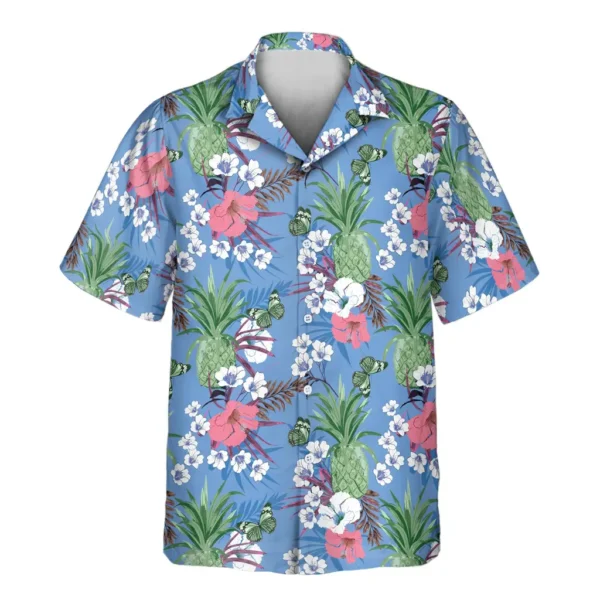 2 Aloha Bloom Aloha Custom Hawaiian Shirts With Faces Or Logos