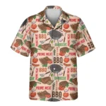 1 Barbecue Time Aloha Custom Hawaiian Shirts With Faces Or Logos