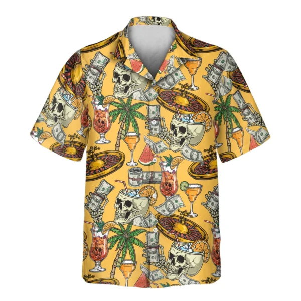2 Casino Jackpot Aloha Custom Hawaiian Shirts With Faces Or Logos