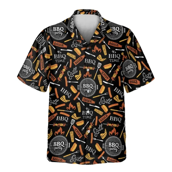 2 Grill Master Aloha Custom Hawaiian Shirts With Faces Or Logos