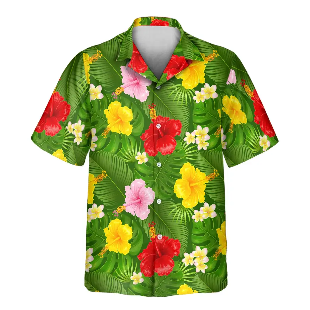 2 Summer Tropical Aloha Custom Hawaiian Shirts With Faces Or Logos 2 Summer Tropical Aloha Custom Hawaiian Shirts With Faces Or Logos