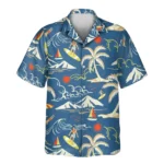 1 Surf Island Vibes Aloha Custom Hawaiian Shirts With Faces Or Logos