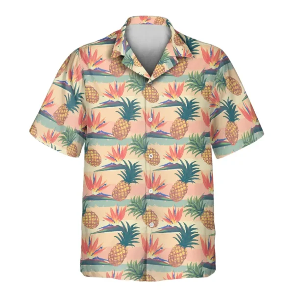 2 Tropical Bloom Aloha Custom Hawaiian Shirts With Faces Or Logos