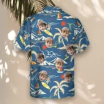 1 Surf Island Vibes Aloha Custom Hawaiian Shirts With Faces Or Logos