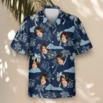 1 Coconut Palm Delight Aloha Custom Hawaiian Shirts With Faces Or Logos