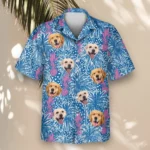 1 Pineapple Paradise Aloha Custom Hawaiian Shirts With Faces Or Logos