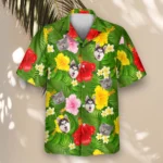 1 Summer Tropical Aloha Custom Hawaiian Shirts With Faces Or Logos