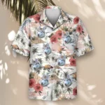 1 Vintage Island Palm Hibiscus Aloha Custom Hawaiian Shirts With Faces Or Logos