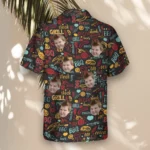 1 BBQ Royale Night Aloha Custom Hawaiian Shirts With Faces Or Logos