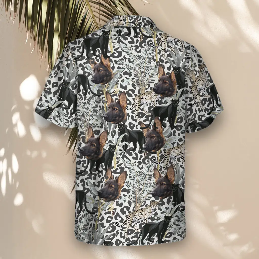 5 Jungle Prowl Aloha Custom Hawaiian Shirts With Faces Or Logos
