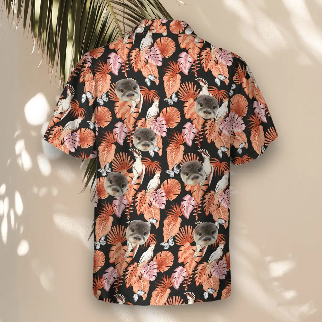 5 Rosy Paradise Aloha Custom Hawaiian Shirts With Faces Or Logos 0bdc03b7 3bc5 4973 A615 B26e135d716c