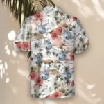 1 Vintage Island Palm Hibiscus Aloha Custom Hawaiian Shirts With Faces Or Logos